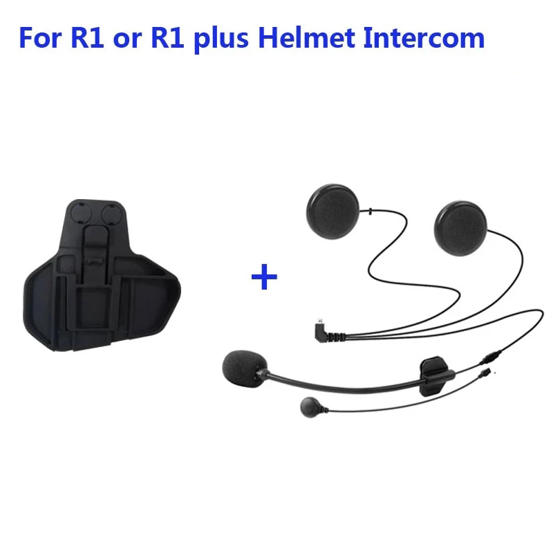 Full Face Motorcycle Helmet With Bluetooth - FreedConn Headset interkom helm untuk R1,