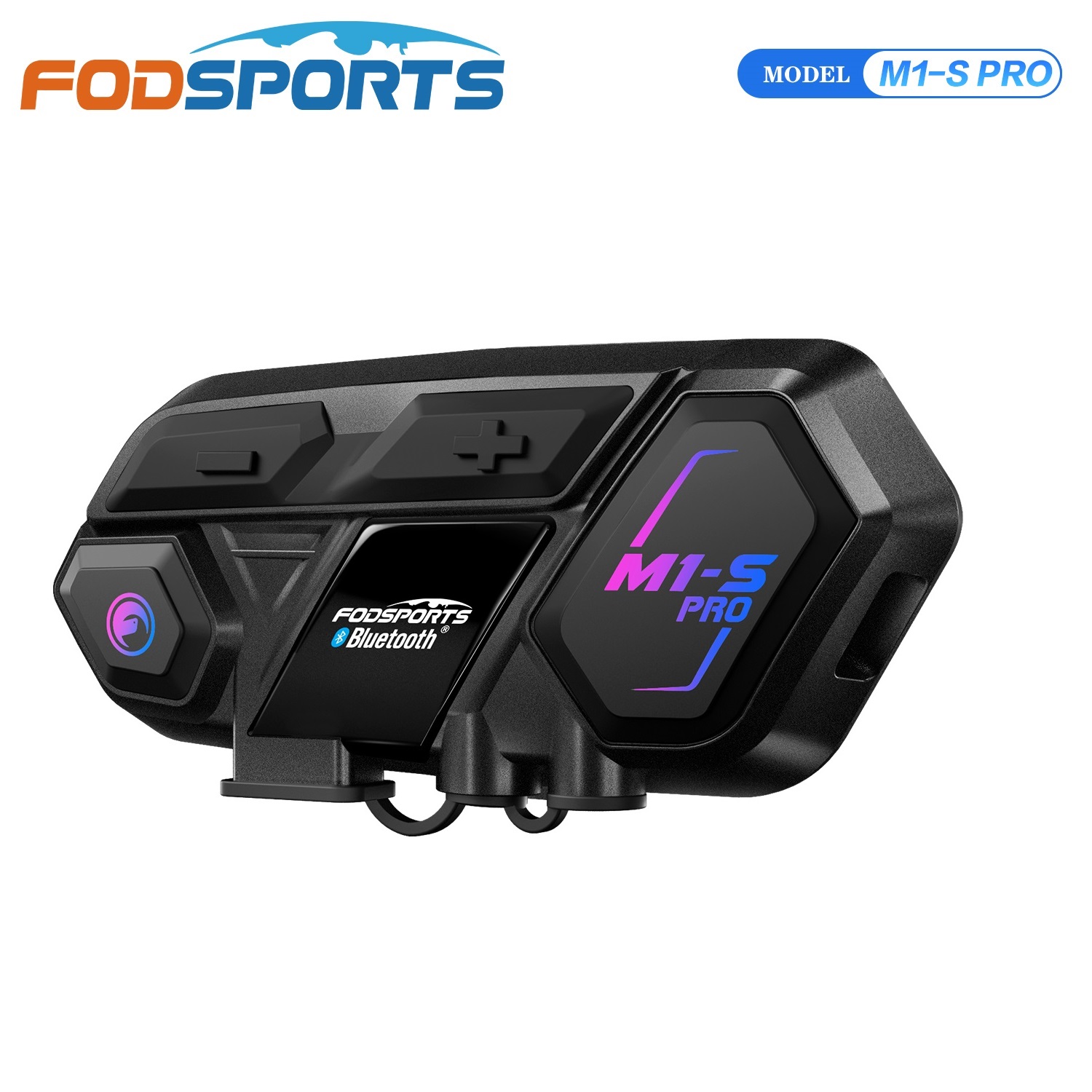 Full Face Motorcycle Helmet With Bluetooth - Fodsports M1-S Pro Headset Helm Interkom