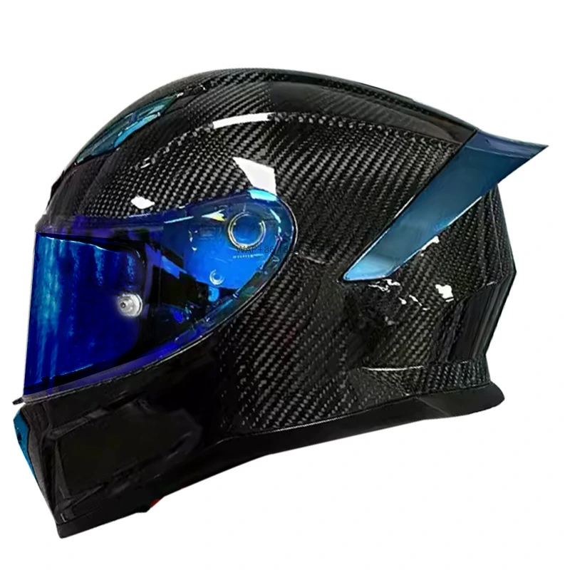 Carbon Fiber Lightweight Motorcycle Helmet - Helm Sepeda Motor Serat Karbon Ringan,