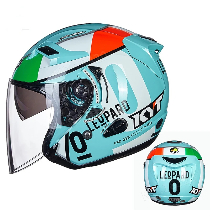 Vintage Open Face Retro Helmet - KYT helm sepeda motor Jet Vintage,