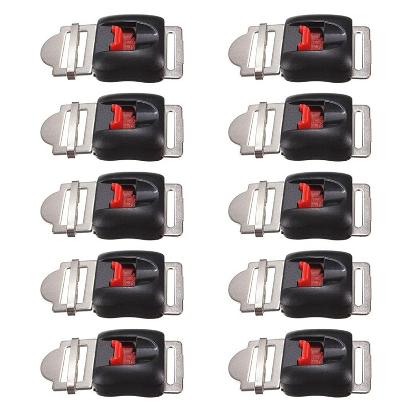 Quick Release Buckle Motorcycle Helmet - 10 Buah Klip Helm Sepeda Motor