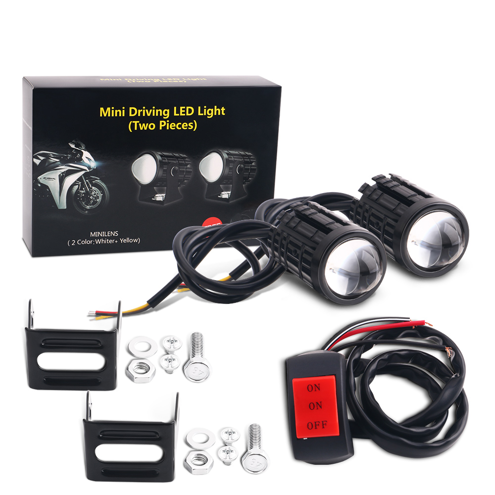Universal Motorcycle Led Headlight Projector - Lampu sorot LED sepeda motor Universal,