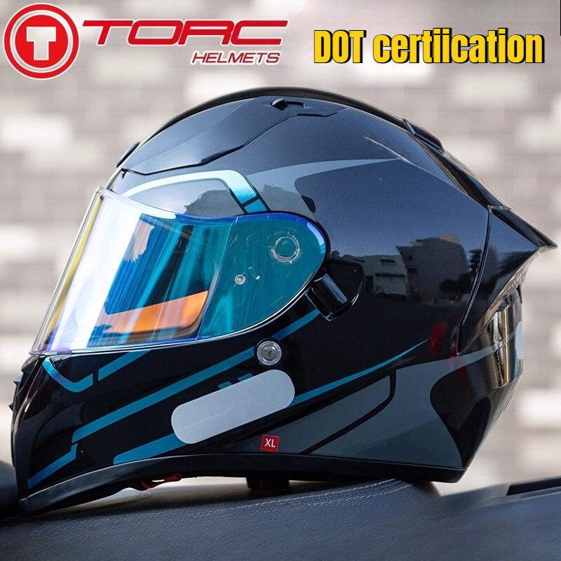 Modular Flip Up Motorcycle Helmet Dot Approved - HELM MOTOR FOR TORC T18 Double