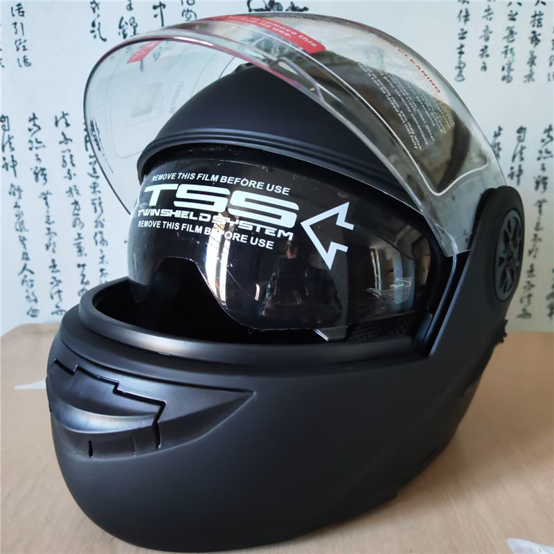 Helm Sepeda Motor Modular Flip - Motorcycle Helmet Inner Sun Visor Lens ulasan dan harga