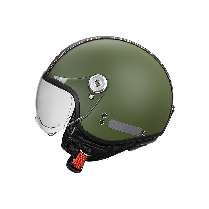 Helm Motor Vintage 3/4 Open Fa - Vintage Open Face Retro Helmet ulasan dan harga