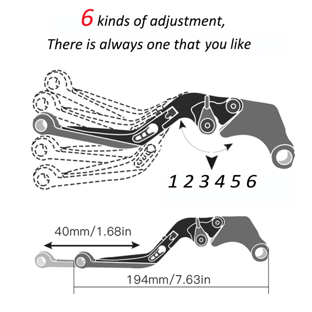 Untuk KYMCO AK550 2017-2023 Ak - Cnc Aluminum Adjustable Brake Clutch Levers ulasan dan harga