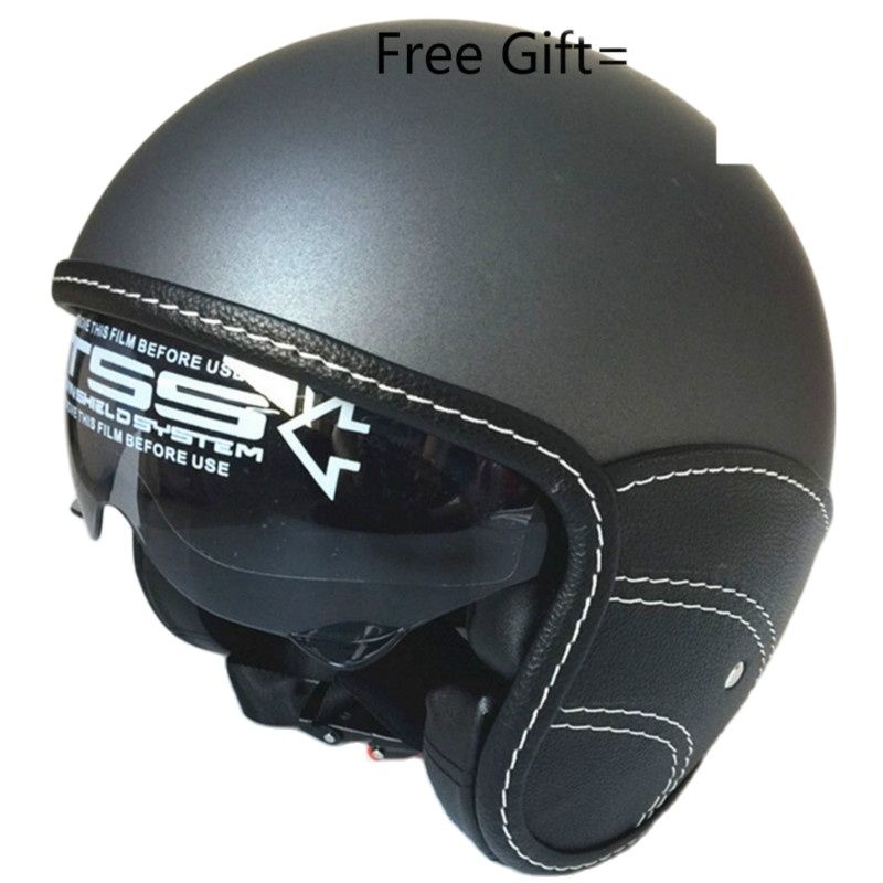 Helm Sepeda Motor Klasik Seten - Vintage Open Face Retro Helmet ulasan dan harga