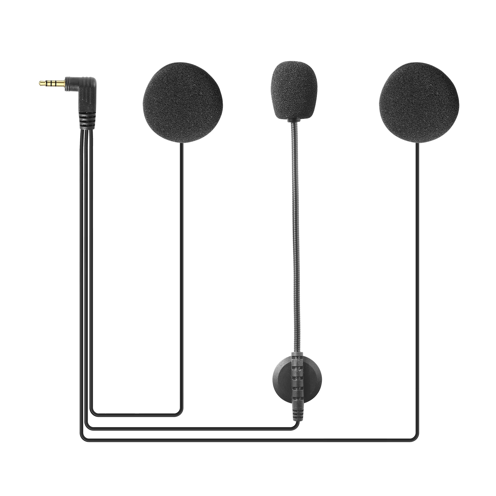 Aksesoris Mikrofon Earphone 3. - Universal Motorcycle Helmet Intercom Headset ulasan dan harga