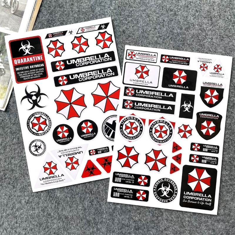 Stiker Peringatan Payung Resid - Motorcycle Helmets ulasan dan harga