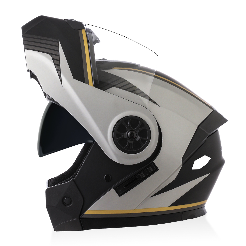 Helm Balap Motor Flip Up Berku - Modular Flip Up Motorcycle Helmet Dot Approved ulasan dan harga