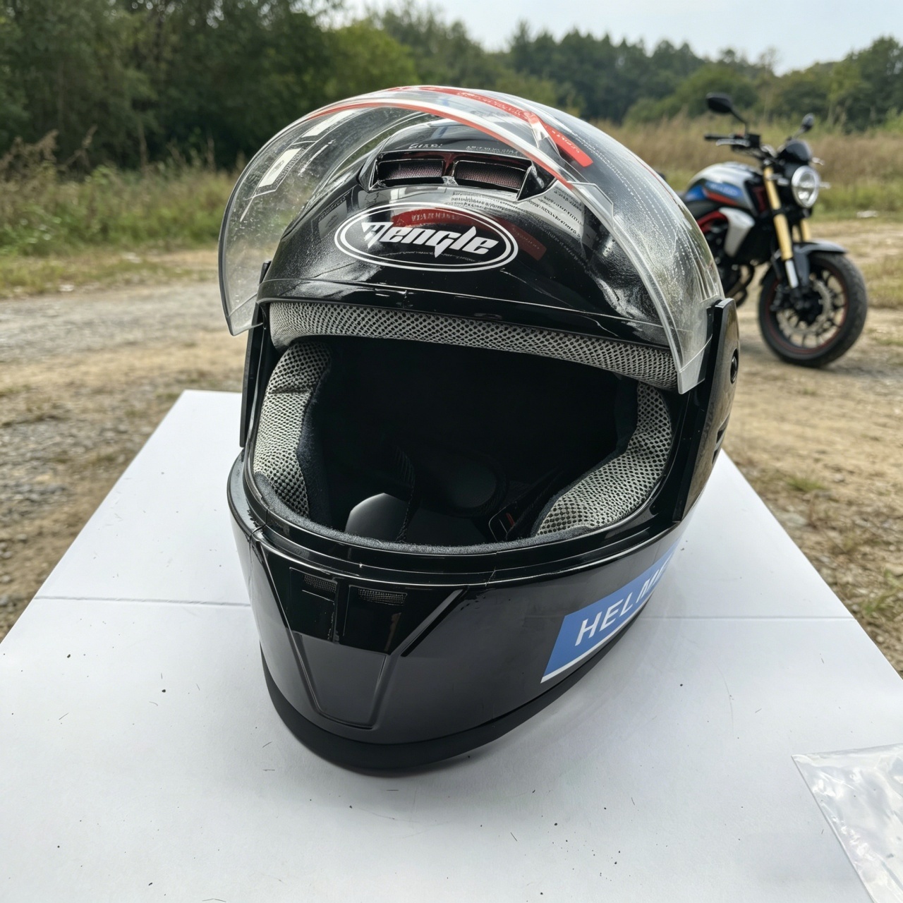 Helm Motor Full Face Dual Viso - Dual Visor Motorcycle Racing Helmet ulasan dan harga