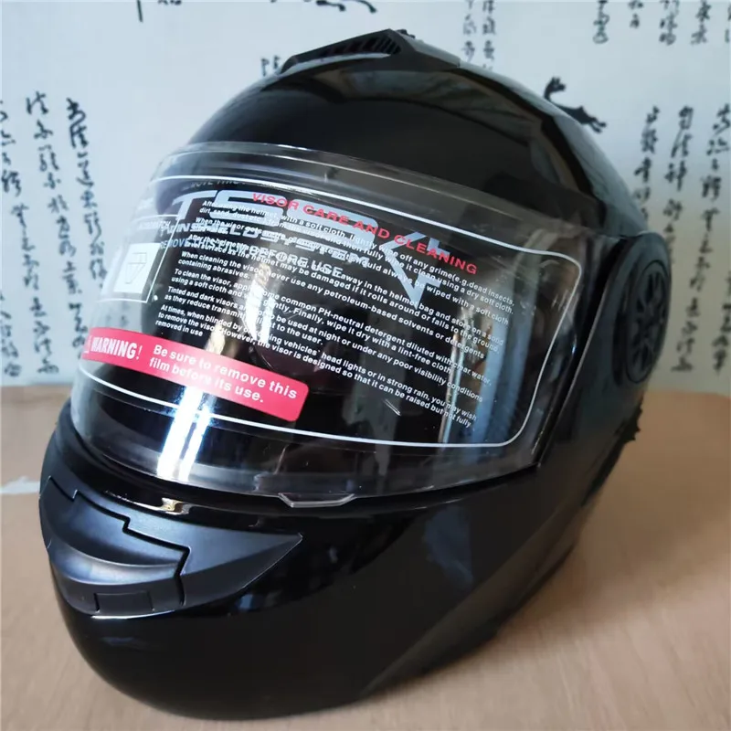 Helm Motor Modular Flip Up den - Motorcycle Helmet Inner Sun Visor Lens ulasan dan harga