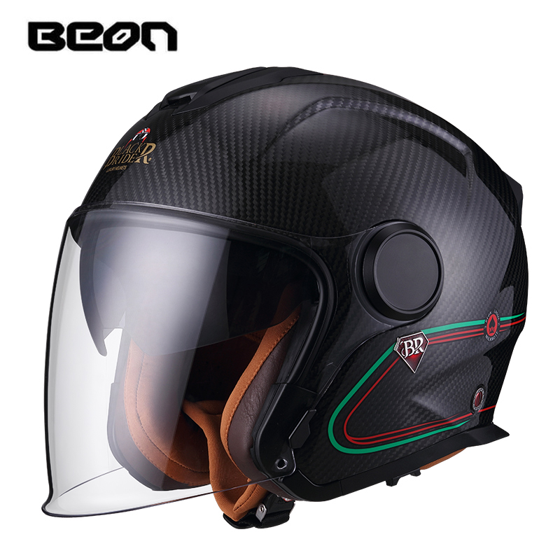 BEON BR23 Helm Sepeda Motor Se - Carbon Fiber Lightweight Motorcycle Helmet ulasan dan harga