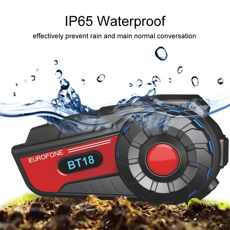Interkom Helm Motor BT18 IP67  - Motorcycle Helmets ulasan dan harga