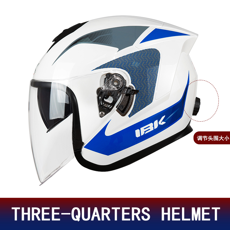 Helm Sepeda Motor 3/4 Half Fac - Motorcycle Helmet Inner Sun Visor Lens ulasan dan harga