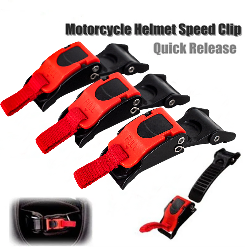 6 Buah Gesper Helm Sepeda Moto - Quick Release Buckle Motorcycle Helmet ulasan dan harga