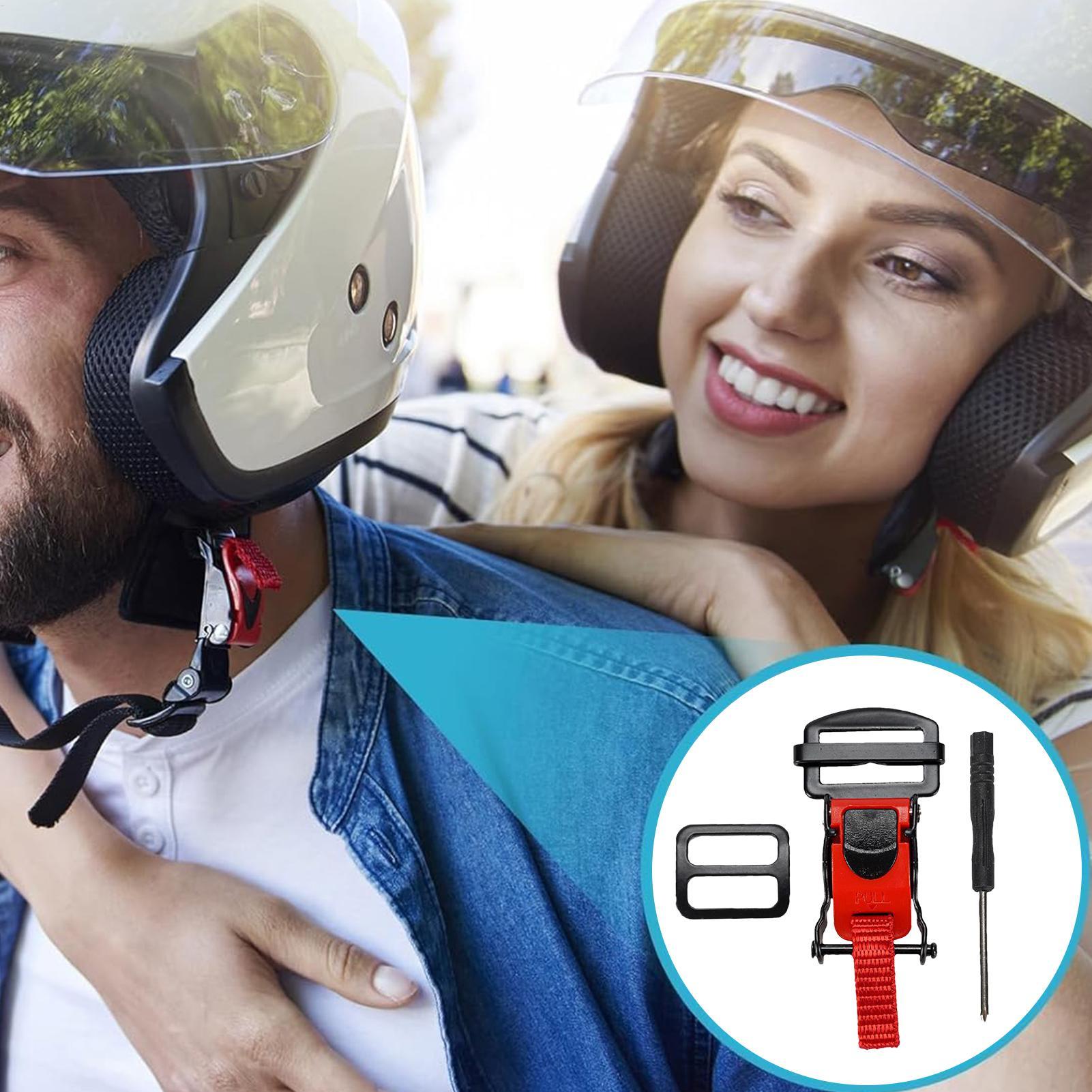 Helm Sepeda Motor Gesper Pelep - Quick Release Buckle Motorcycle Helmet ulasan dan harga