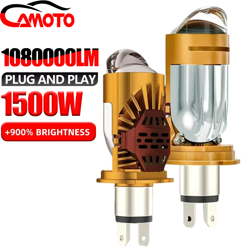Proyektor Lensa LED CAMOTO Bi  - Universal Motorcycle Led Headlight Projector ulasan dan harga