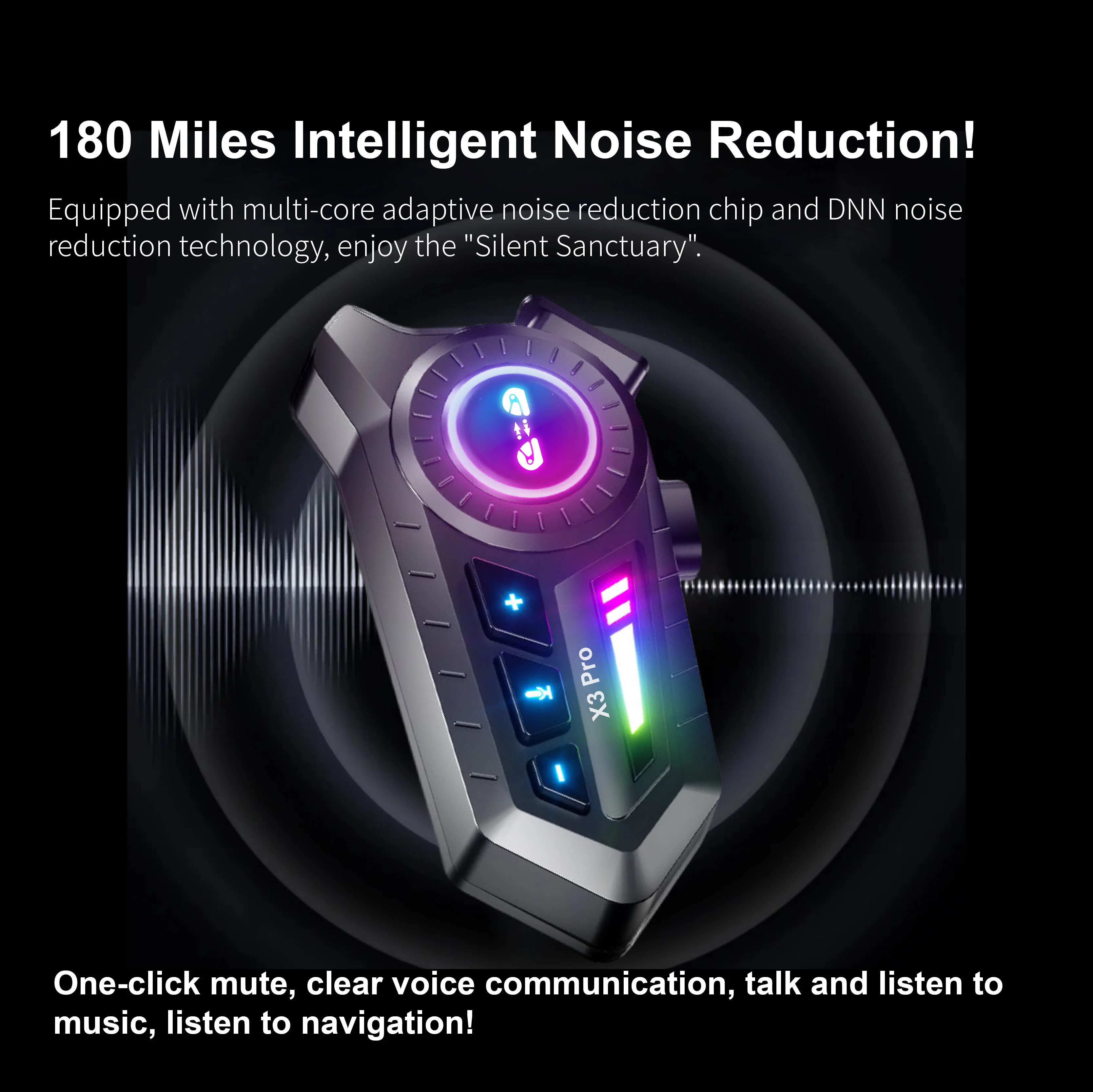 1/2 Buah X3Pro Bluetooth 6.0 I - Universal Motorcycle Helmet Intercom Headset ulasan dan harga