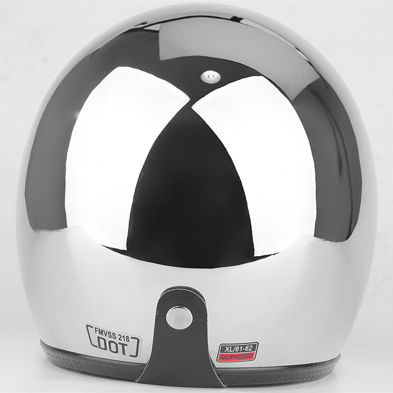 Helm Sepeda Motor Wajah Terbuk - Vintage Open Face Retro Helmet ulasan dan harga