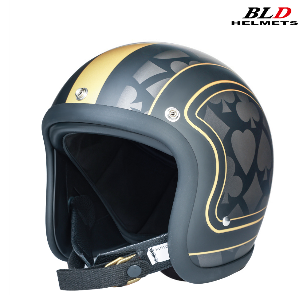 Helm Sepeda Motor Open Face Re - Vintage Open Face Retro Helmet ulasan dan harga