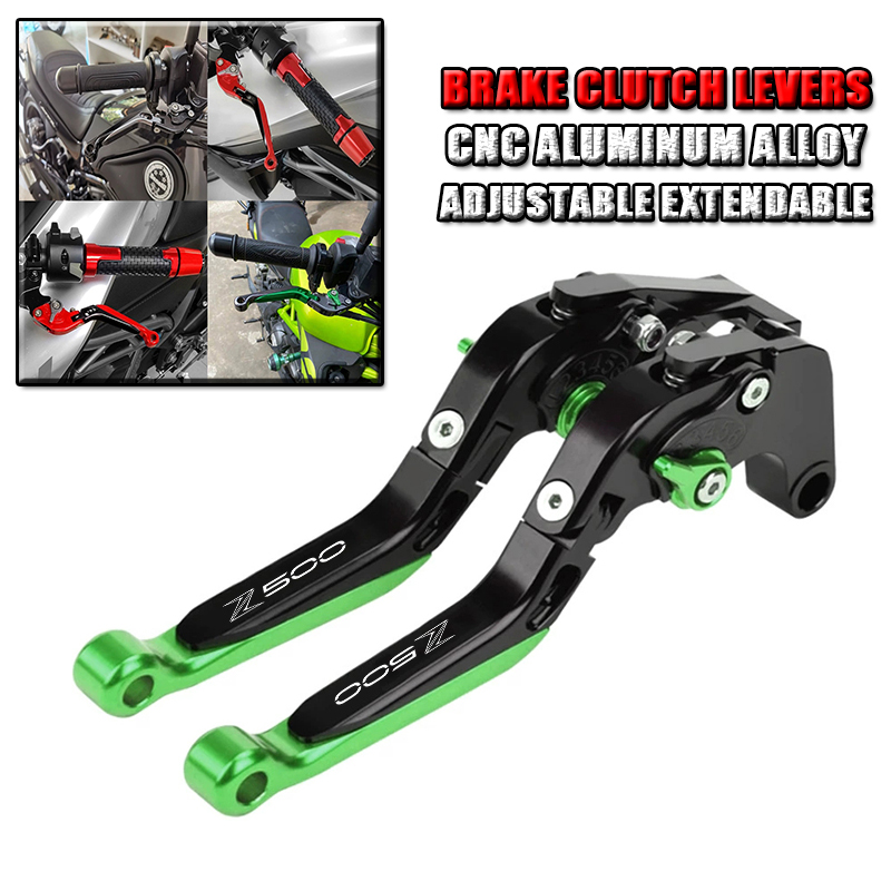 Untuk KAWASAKI Z500 Z 500 2025 - Cnc Aluminum Adjustable Brake Clutch Levers ulasan dan harga