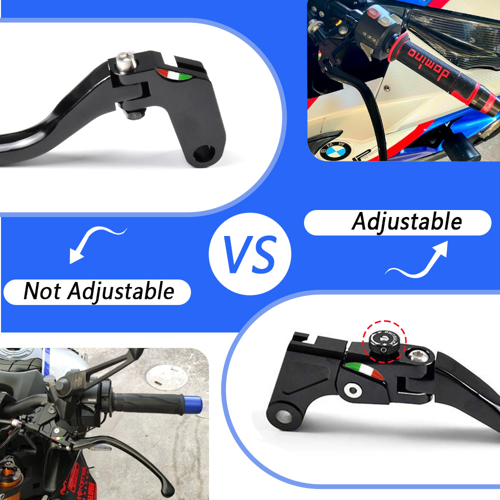 Tuas Rem dan Kopling Racing ya - Cnc Aluminum Adjustable Brake Clutch Levers ulasan dan harga