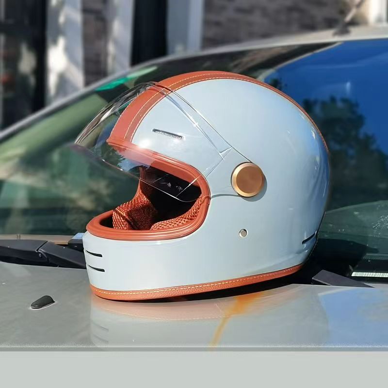 Helm sepeda motor Casque Vinta - Vintage Open Face Retro Helmet ulasan dan harga