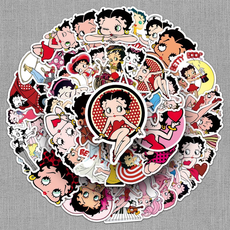 Stiker Betty Boop 50 lembar, w - Atv Parts ulasan dan harga