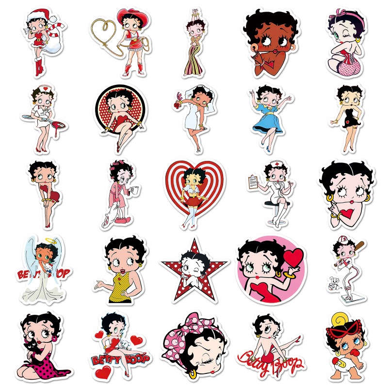 Stiker Betty Boop 50 lembar, w - Atv Parts ulasan dan harga