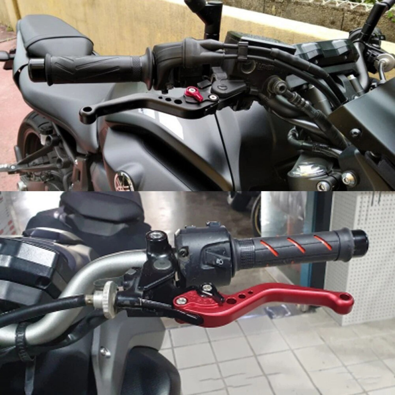 Tuas Rem Kopling Pendek Motor  - Cnc Aluminum Adjustable Brake Clutch Levers ulasan dan harga