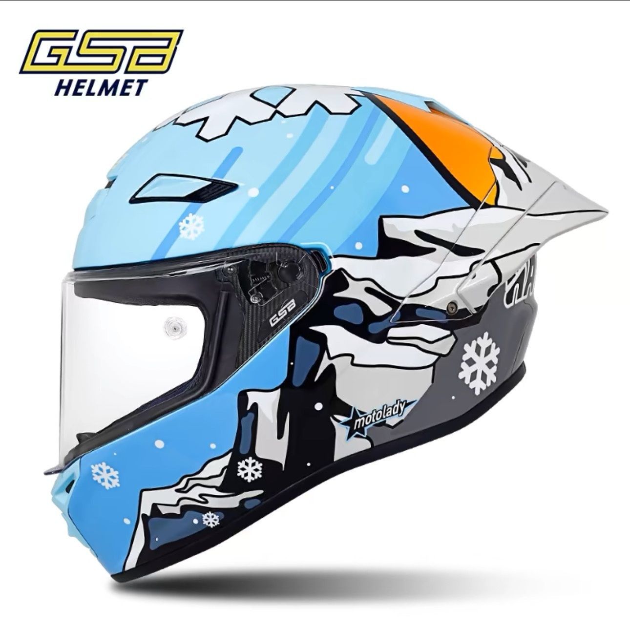 Helm Serat Karbon GSB RC5 Helm - Carbon Fiber Lightweight Motorcycle Helmet ulasan dan harga