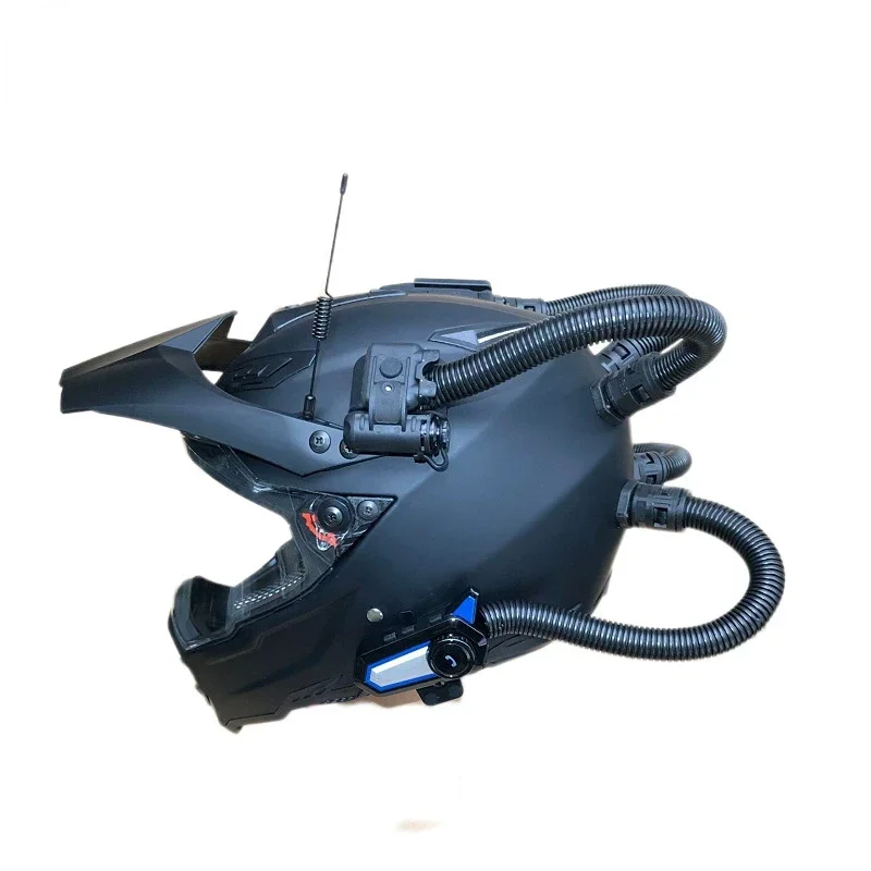 Helm Retro Sepeda Motor Off-ro - Full Face Motorcycle Helmet With Bluetooth ulasan dan harga